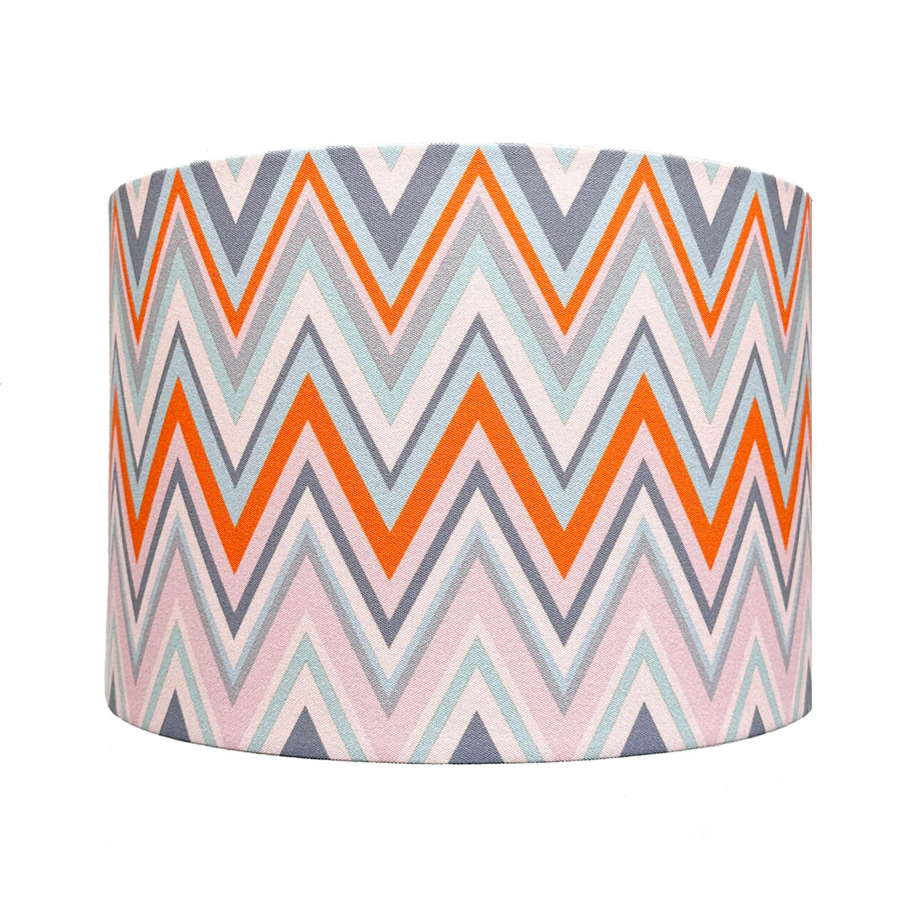 Zig Zag in Clementine lampshade