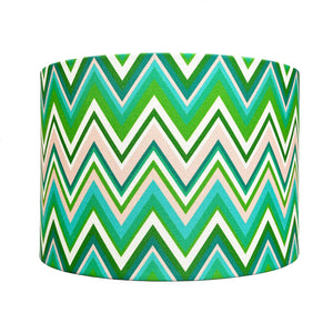 Zig Zag in Guava lampshade