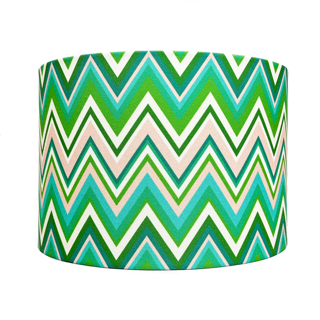 Zig Zag in Guava lampshade