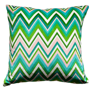 Zig Zag Guava cushion