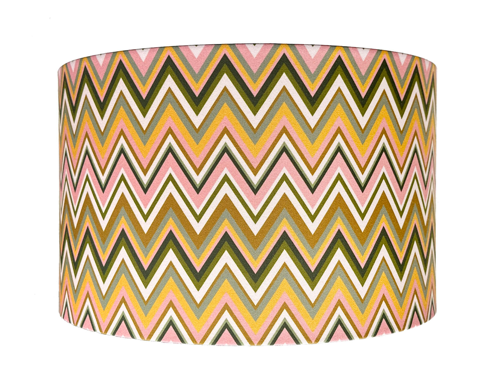 Zig Zag in Papaya lampshade