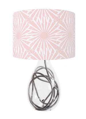 Beak Street in Rose<br />cotton lampshade