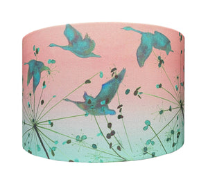Flight at Dusk<br />canvas lampshade