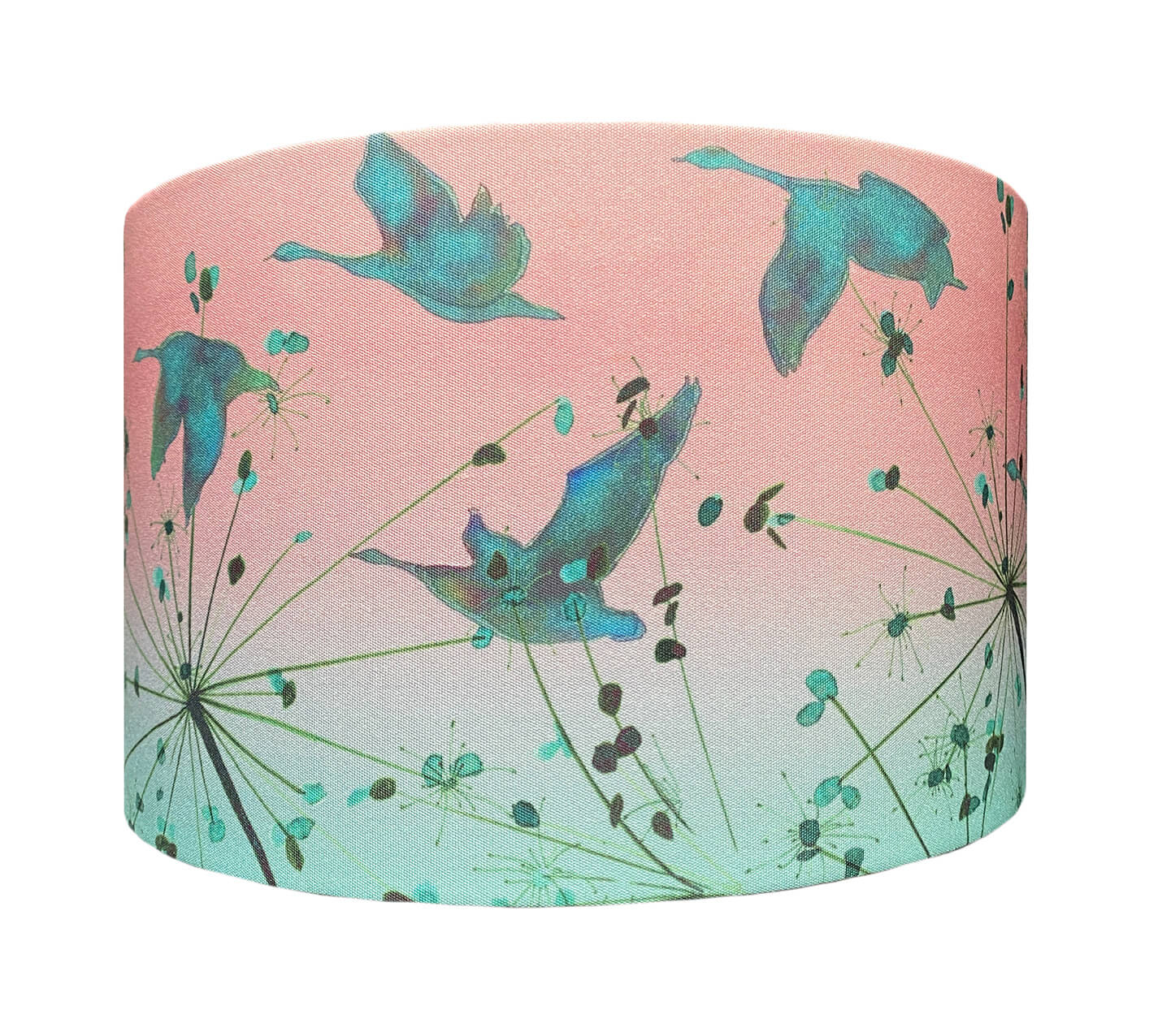 Flight at Dusk<br />canvas lampshade