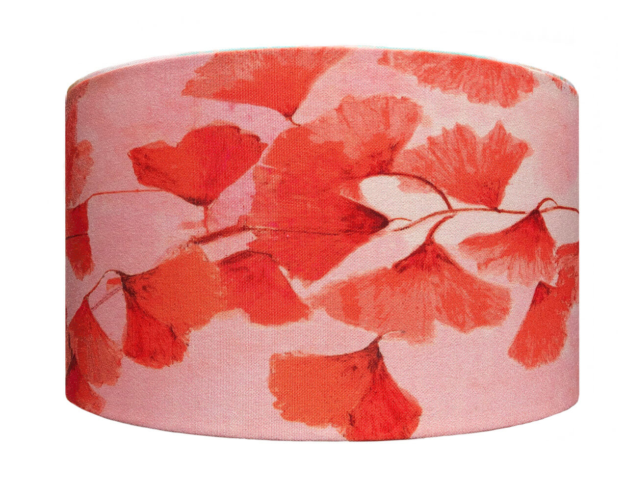 Ginkgo in Coral lampshade