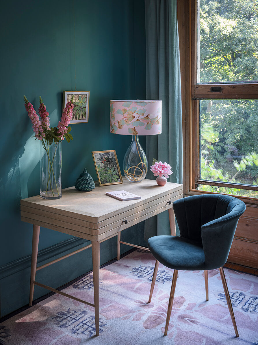 Ginkgo in Jade lampshade