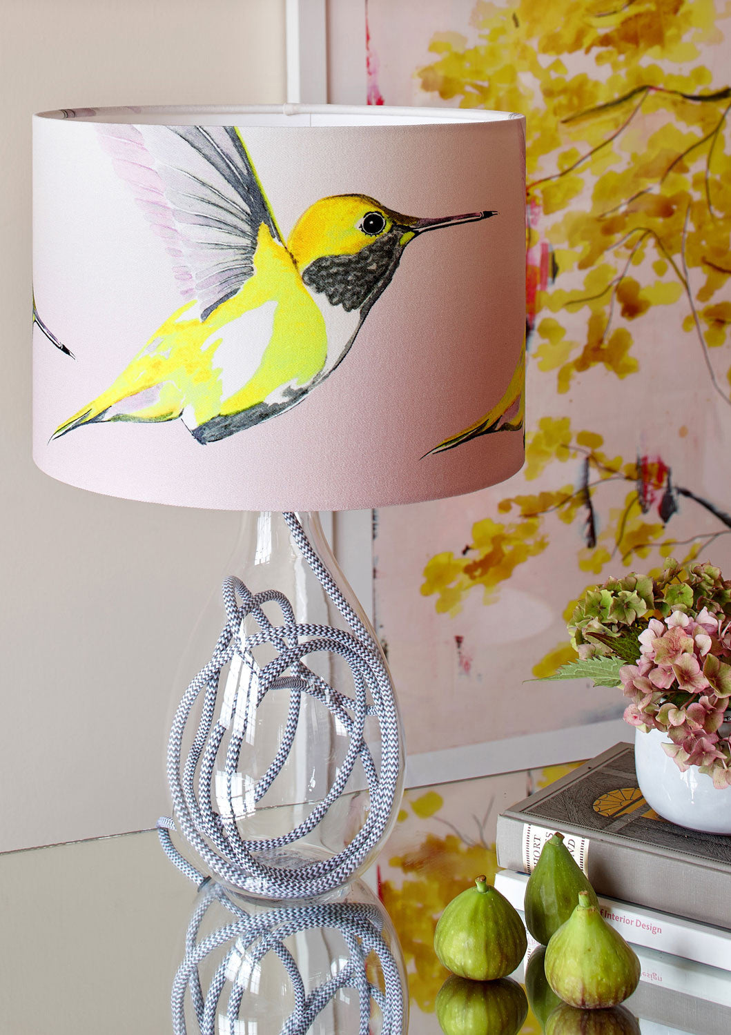 Lemon Hummer<br />cotton lampshade