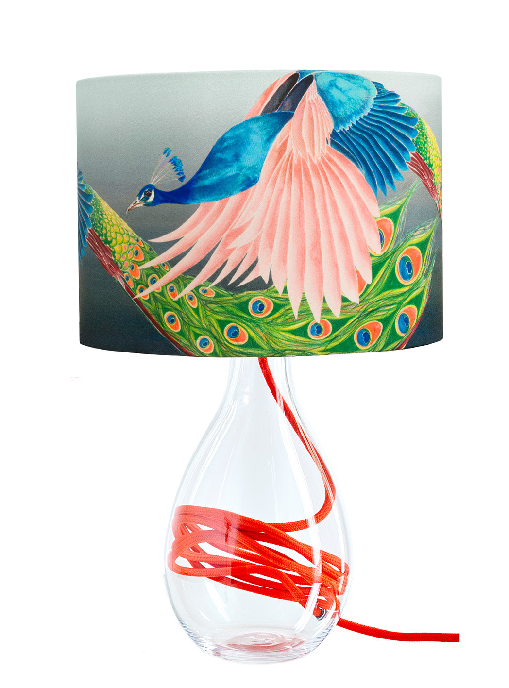 Lamp base<br />vivid red flex