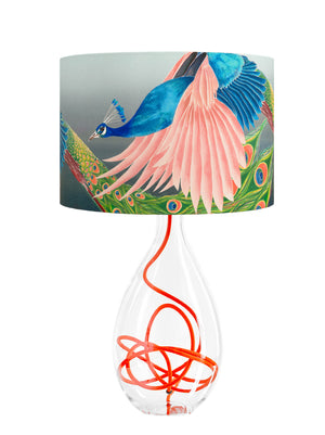 Flying Peacock lamp<br>LARGE, 4 flex colour options