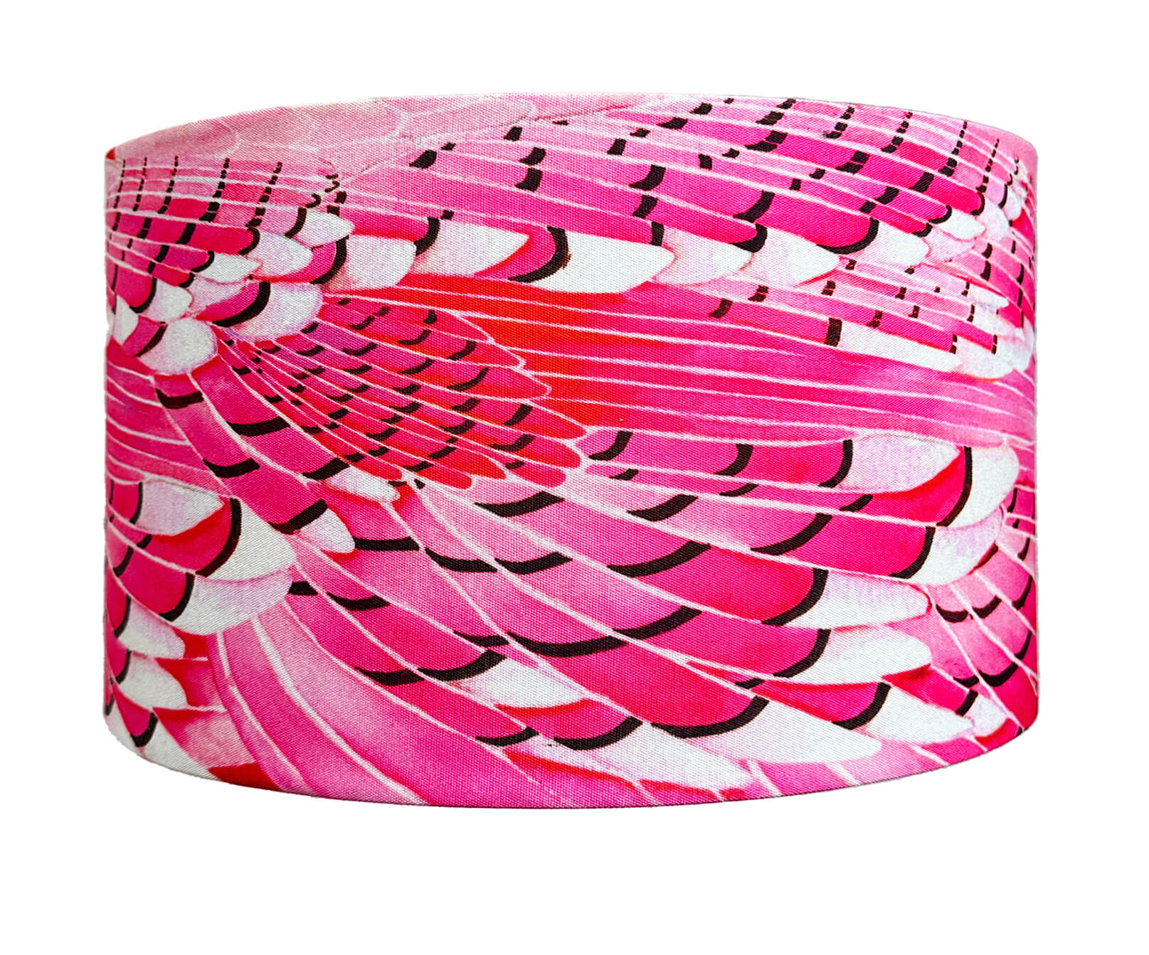 Blue Jay Wing in Pink<Br>lampshade