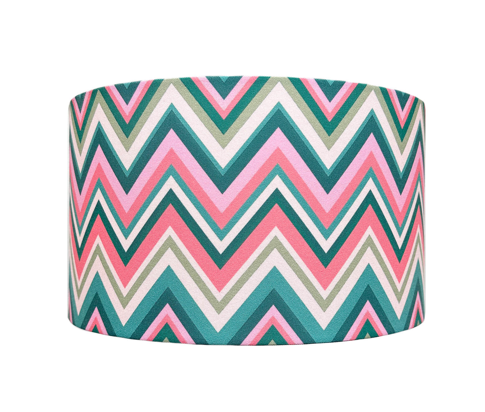 Zig Zag in Watermelon lampshade
