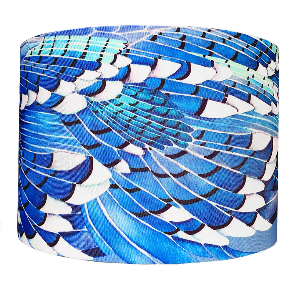 Blue Jay Wing lampshade sale
