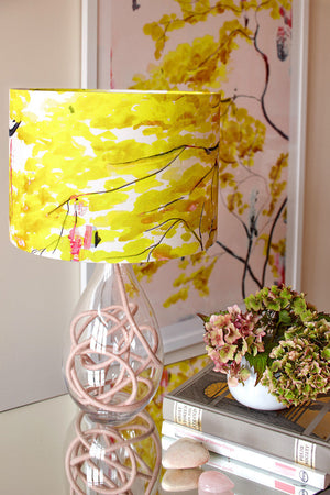 Small Chinese Tree <br />cotton lampshade