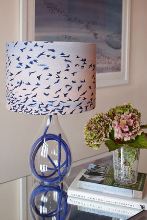 Extra Large Murmuration<br />cotton lampshade