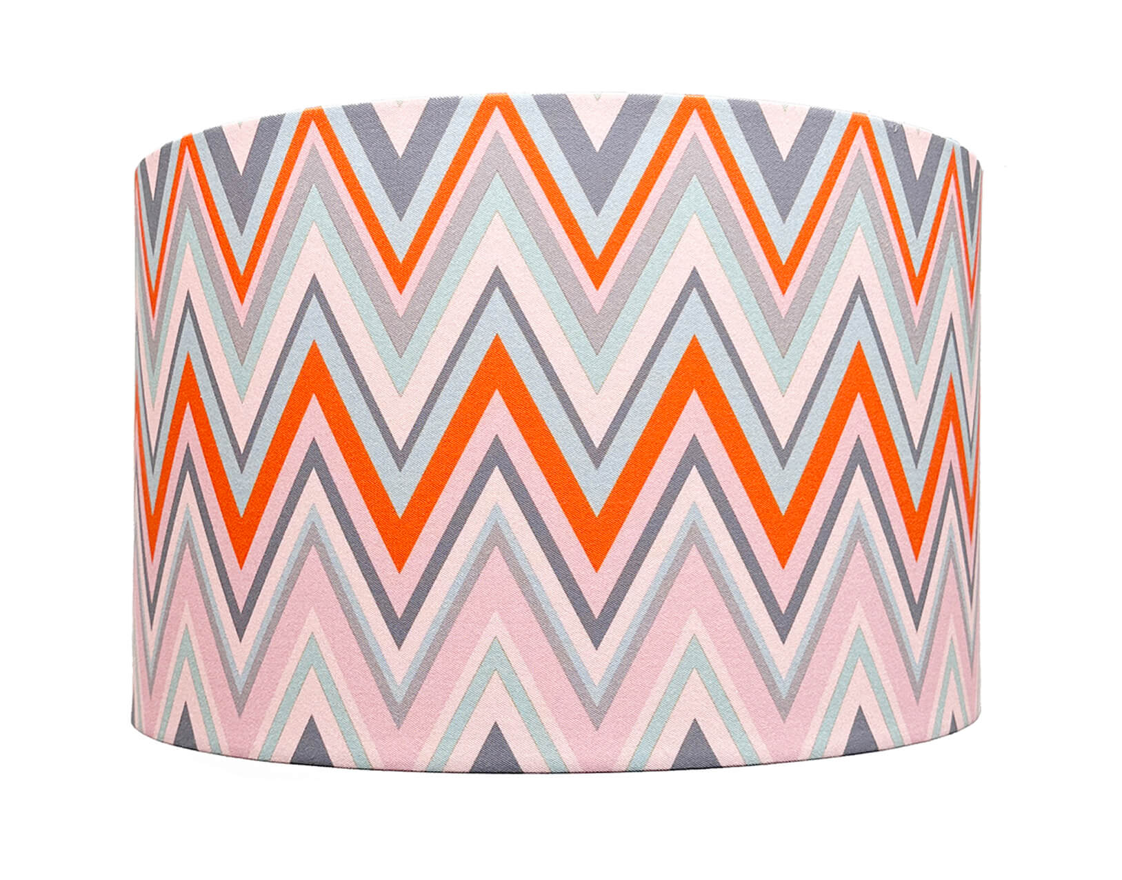 Zig Zag in Clementine lampshade