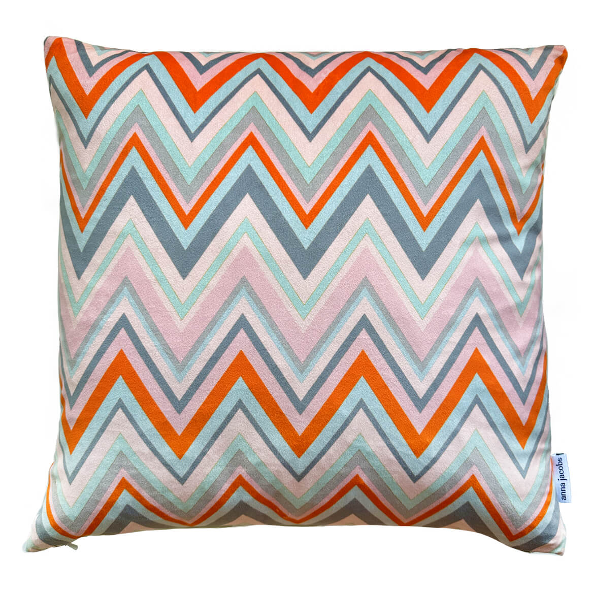 Zig Zag Clementine cushion