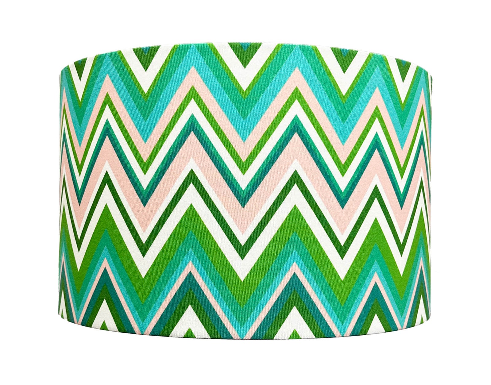 Zig Zag in Guava lampshade
