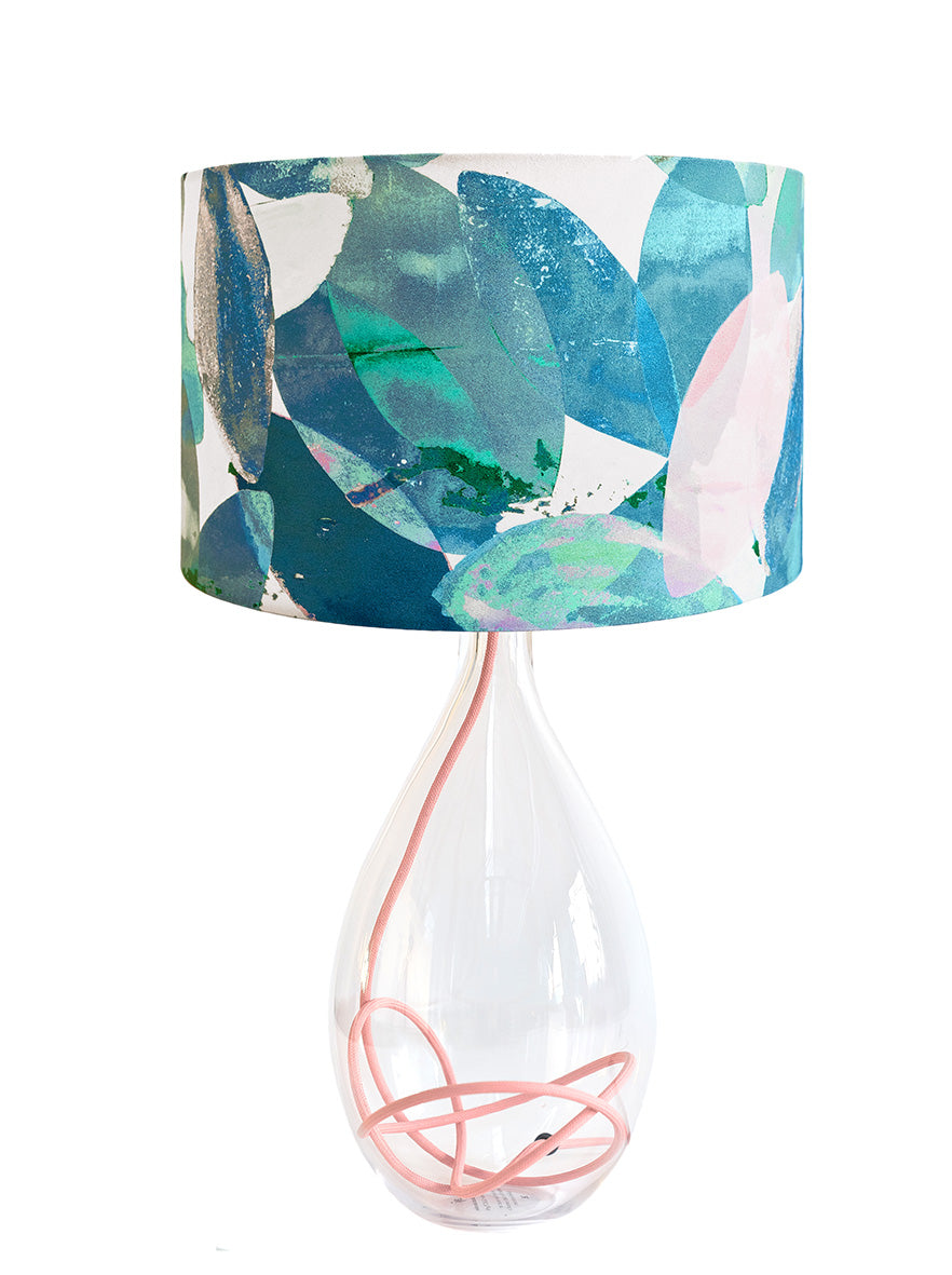 Falling Leaves in Winter large lamp on Rose flex by Anna Jacobs