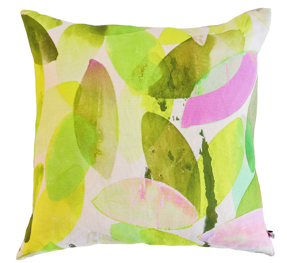 Falling Leaves in Spring<br />linen cushion