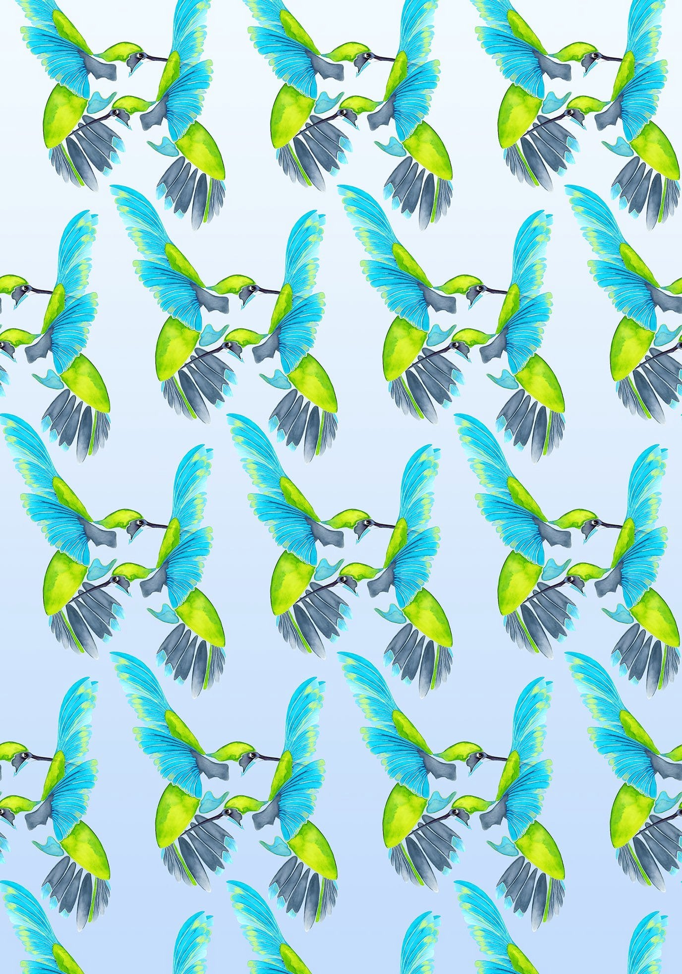 Sipping Nectar wallpaper artwork by Anna Jacobs