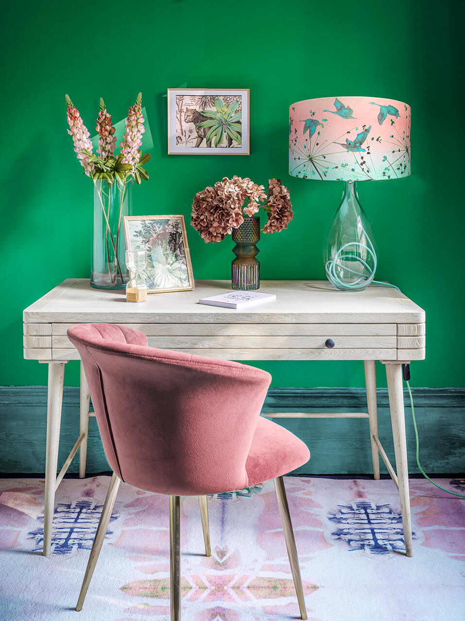 Flight at Dusk<br />canvas lampshade