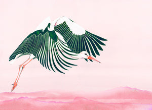 White Stork for Ukraine<Br>print - 10% profits go to the Disasters Emergency Committee