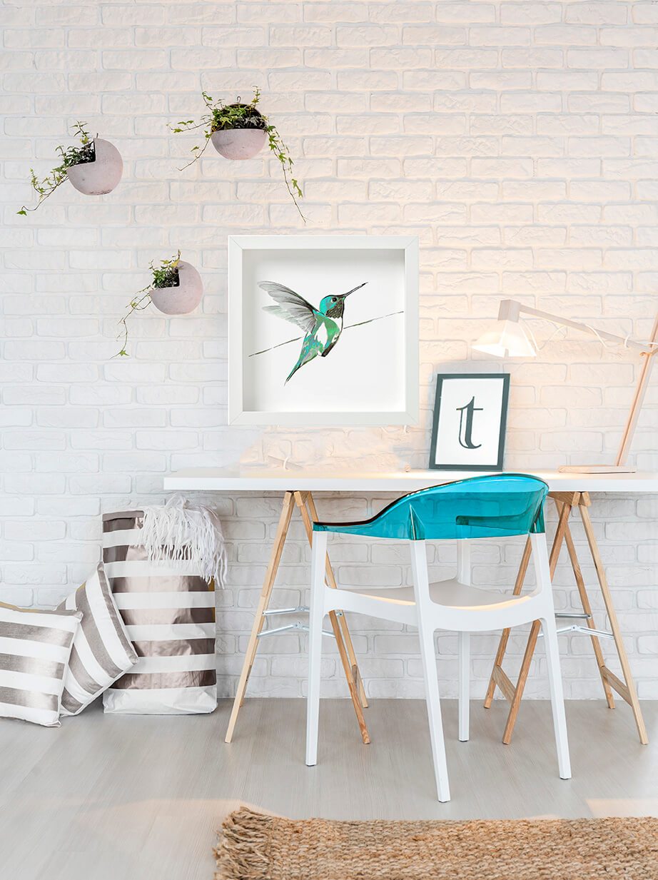 Hummer in Ocean<br/>print