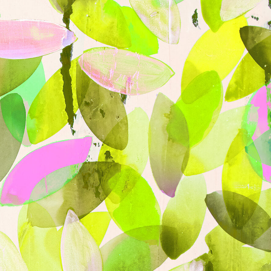 Falling Leaves in Spring fabric