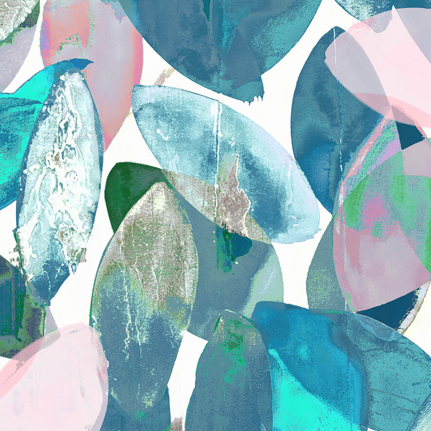 Falling Leaves in Winter<br/>greeting card