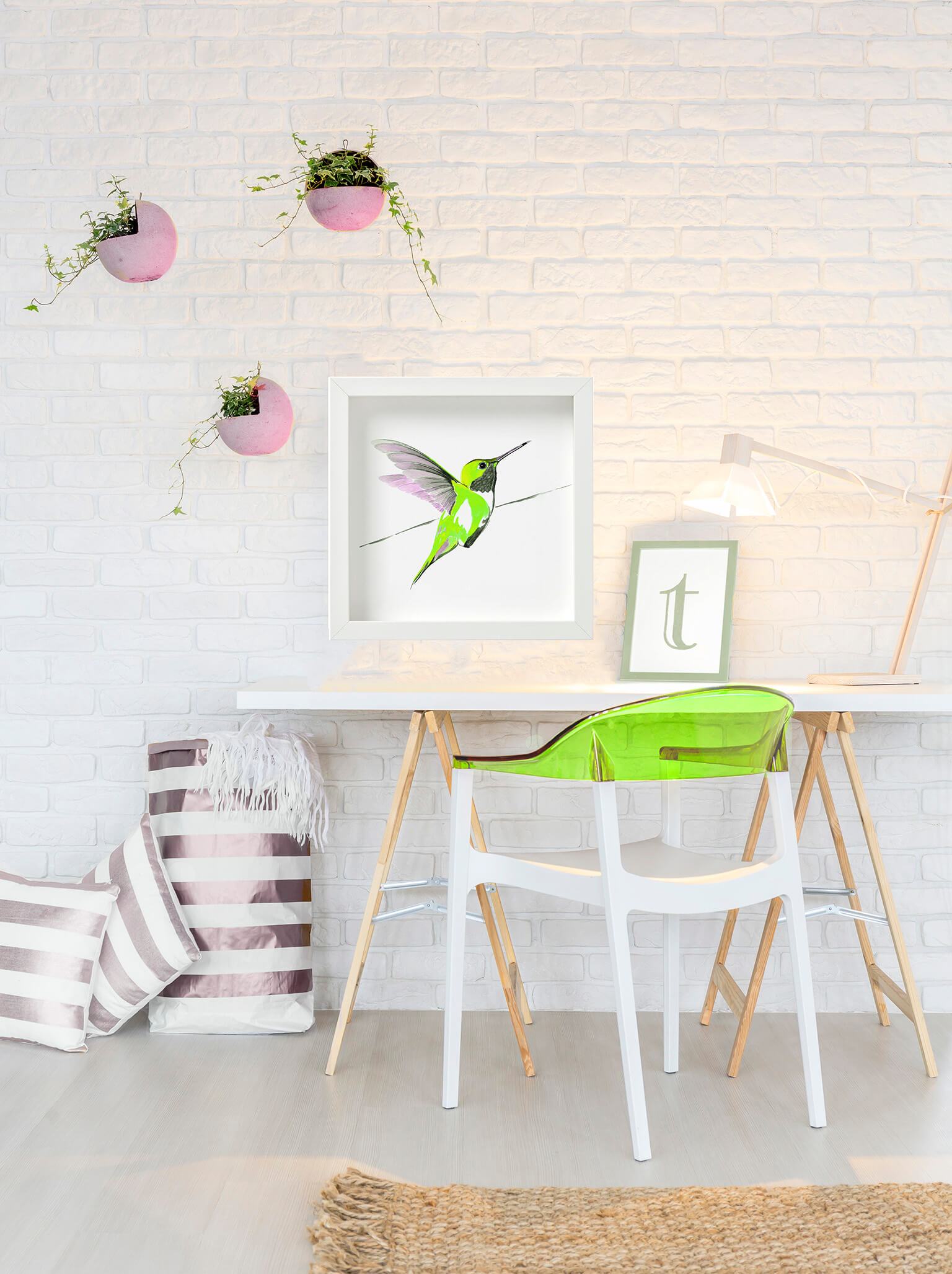 Hummer in Green<br/>print