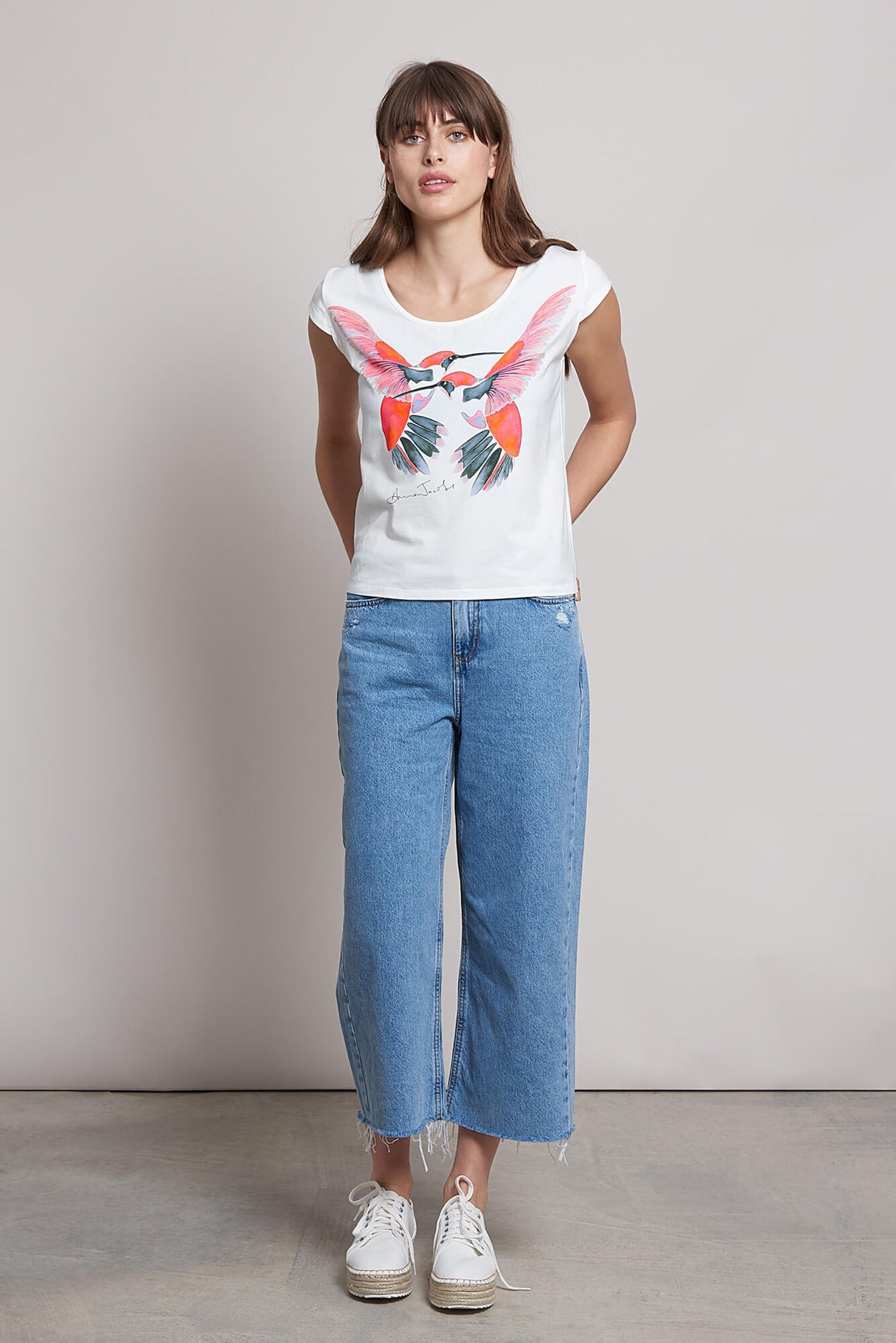 Hummingbird T-Shirt in Mandarin<Br>LIMITED EDITION