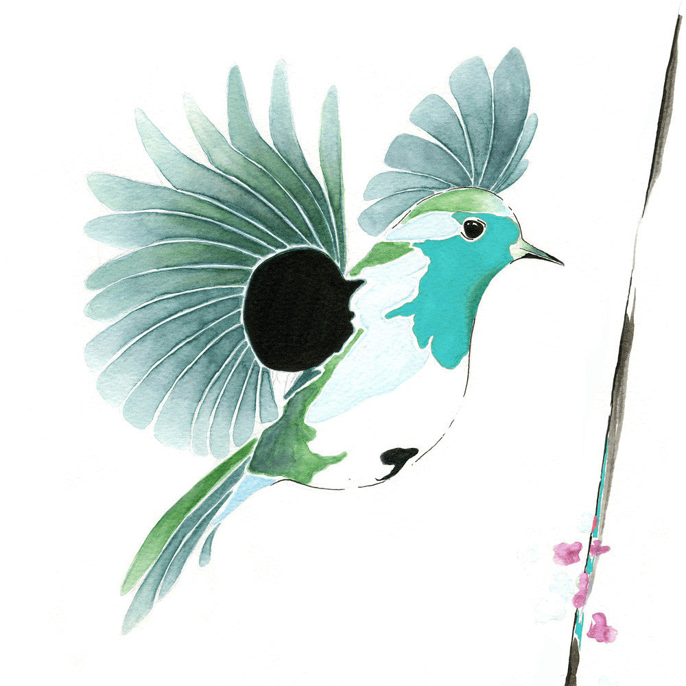 Moment Before in Blue<br/>greeting card