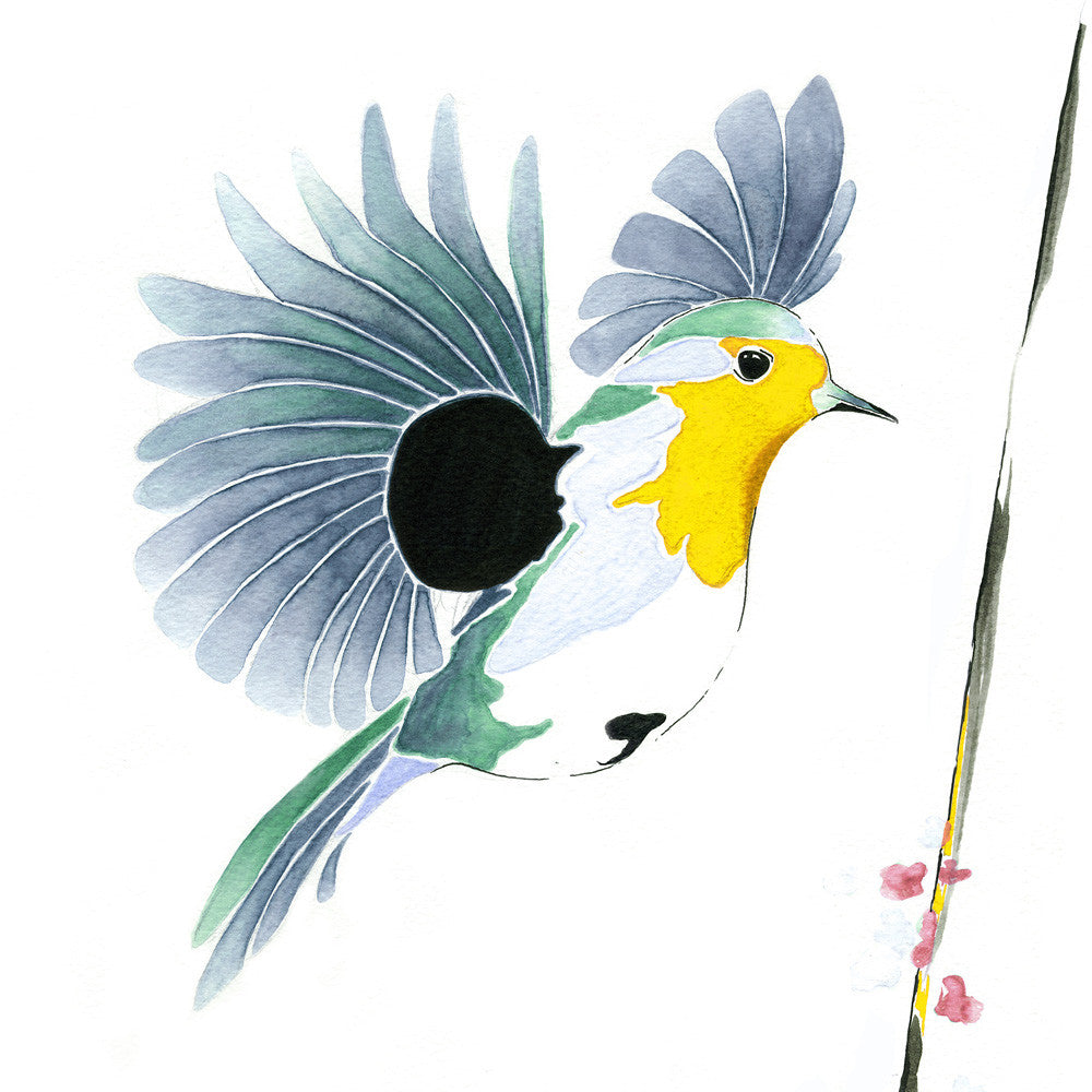 Moment Before in Yellow<br/>greeting card