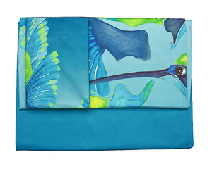 Anna Jacobs Sipping Nectar bed linen folded up