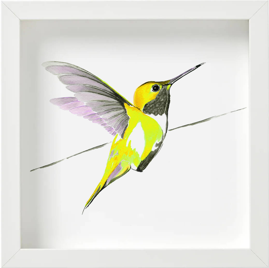 Hummer in Yellow<br>print
