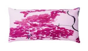 Chinese Tree in Pink and Violet Bolster COVER ONLY